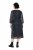 Ulla Popken 853620 Midikleid mit Animal-Print und 3/4-Ärmeln Schwarz - Midikleider - Midikleider in großen Größen