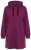Ulla Popken 853652 Langärmliges Sweatkleid mit Kapuze Beerenrot - Kleider - Kleider für jede Größe