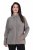 Ulla Popken 853668 Fleecejacke mit Stehkragen Grau - Fleecekleidung - 