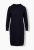 Ulla Popken 853669 Langärmliges Sweatkleid mit Kapuze Dunkelblau - Sweatkleider - 