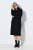 Ulla Popken 853669 Langärmliges Sweatkleid mit Kapuze Dunkelblau - Sweatkleider - 