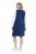 Ulla Popken 853697 Ärmelloses Cordkleid mit V-Ausschnitt Dunkelblau - Sommerkleider - Große Größen: Leichte Sommerkleider