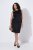 Ulla Popken 853766 Ärmelloses Bodycon-Kleid mit Strasssteinen Schwarz - Sommerkleider - Große Größen: Leichte Sommerkleider