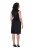 Ulla Popken 853766 Ärmelloses Bodycon-Kleid mit Strasssteinen Schwarz - Sommerkleider - Große Größen: Leichte Sommerkleider