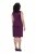 Ulla Popken 853766 Bodycon-Kleid mit Strasssteinen Pflaume - Abendkleider - Abendkleider für Damen in großen Größen