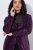 Ulla Popken 853770 Paillettenjacke Pflaume - Jacken - Große Jacken für Damen