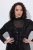 Ulla Popken 853770 Paillettenjacke Schwarz - Jacken - Große Jacken für Damen