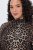 Ulla Popken 853788 Chiffonkleid mit Animal-Print Hellbraun - Maxikleider - Große Größen: Lange Maxikleider