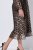 Ulla Popken 853788 Chiffonkleid mit Animal-Print Hellbraun - Maxikleider - Große Größen: Lange Maxikleider
