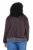 Ulla Popken 853792 Jacke in Wildlederoptik Braun - Jacken - Große Jacken für Damen