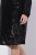 Ulla Popken 853871 Paillettenkleid Schwarz - Abendkleider - Abendkleider für Damen in großen Größen