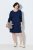 Ulla Popken 853877 Geblümtes Sweatkleid Dunkelblau - Kleider - Kleider für jede Größe