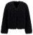 Ulla Popken 853894 Kurze Kunstpelzjacke Schwarz - Jacken - Große Jacken für Damen