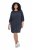 Ulla Popken 853946 Kleid mit 3/4-Ärmeln Oliv - Kleider - Kleider für jede Größe