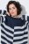 Ulla Popken 854095 Langärmliges Strickkleid Dunkelblau - Kleider - Kleider für jede Größe