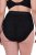 Ulla Popken 854551 Pantys mit Animal-Print Schwarz - Slips - 