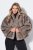 Ulla Popken 854617 Kunstfelljacke Beige - Jacken - Große Jacken für Damen