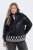 Ulla Popken 854795 Bikerjacke in Lederoptik Schwarz - Jacken - Große Jacken für Damen