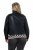 Ulla Popken 854795 Bikerjacke in Lederoptik Schwarz - Jacken - Große Jacken für Damen