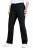 Ulla Popken 854910 Warme Stretchhose mit Gummibund Schwarz - Stoffhosen - Weite Stoffhosen für Damen
