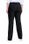Ulla Popken 854910 Warme Stretchhose mit Gummibund Schwarz - Stoffhosen - Weite Stoffhosen für Damen