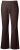 Ulla Popken 854910 Warme Stretchhose mit Gummibund Mahagonibraun - Stoffhosen - Weite Stoffhosen für Damen