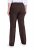 Ulla Popken 854910 Warme Stretchhose mit Gummibund Mahagonibraun - Stoffhosen - Weite Stoffhosen für Damen