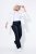Ulla Popken 854910 Warme Stretchhose mit Gummibund Dunkelblau - Stoffhosen - Weite Stoffhosen für Damen