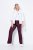 Ulla Popken 854910 Warme Stretchhose mit Gummibund Aubergine - Stoffhosen - Weite Stoffhosen für Damen
