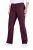 Ulla Popken 854910 Warme Stretchhose mit Gummibund Aubergine - Stoffhosen - Weite Stoffhosen für Damen