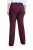 Ulla Popken 854910 Warme Stretchhose mit Gummibund Aubergine - Stoffhosen - Weite Stoffhosen für Damen