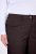 Ulla Popken 854987 Warme Stretchhose mit Komfortbund Mahagonibraun - Stoffhosen - Weite Stoffhosen für Damen