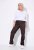 Ulla Popken 854987 Warme Stretchhose mit Komfortbund Mahagonibraun - Stoffhosen - Weite Stoffhosen für Damen