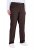 Ulla Popken 854987 Warme Stretchhose mit Komfortbund Mahagonibraun - Stoffhosen - Weite Stoffhosen für Damen