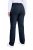 Ulla Popken 854987 Warme Stretchhose mit Komfortbund Dunkelblau - Stoffhosen - Weite Stoffhosen für Damen