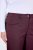 Ulla Popken 854987 Warme Stretchhose mit Komfortbund Aubergine - Stoffhosen - Weite Stoffhosen für Damen