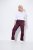 Ulla Popken 854987 Warme Stretchhose mit Komfortbund Aubergine - Stoffhosen - Weite Stoffhosen für Damen