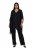 Ulla Popken 855134 Paillettenjacke Schwarz - Jacken - Große Jacken für Damen