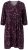 Ulla Popken 855270 Gemustertes Jerseykleid mit V-Ausschnitt Schwarz - Jerseykleider - 
