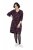 Ulla Popken 855270 Gemustertes Jerseykleid mit V-Ausschnitt Schwarz - Jerseykleider - 