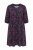 Ulla Popken 855270 Gemustertes Jerseykleid mit V-Ausschnitt Anthrazit - Jerseykleider - 
