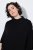 Ulla Popken 855277 Strickponcho mit Zipfelsaum und U-Boot-Ausschnitt Schwarz - Ponchos & Capes - 