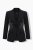 Ulla Popken 855550 Taillierter Blazer mit Glitzersteinen Schwarz - Blazer - Blazer für Frauen in Großgrößen