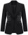 Ulla Popken 855550 Taillierter Blazer mit Glitzersteinen Schwarz - Blazer - Blazer für Frauen in Großgrößen