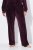 Ulla Popken 856119 Homewear-Hose Pflaume - Pyjama/Loungewear - 