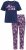Ulla Popken 856141 Pyjama mit langen Ärmeln Dunkelblau - Pyjama/Loungewear - 