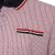 Kam Jeans 5487 Dobby Print Pique Polo Red - Polo-shirts für herren - Polo-Shirts für Herren in großen Größen