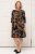 Scandinavian Caramel Flower Petals Dress Lavender and Orange - DAMENMODE 40-66 - 