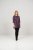 Scandinavian Caramel Flower Petals Tunic Purple - T-Shirts - 