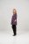 Scandinavian Caramel Flower Petals Tunic Purple - T-Shirts - 